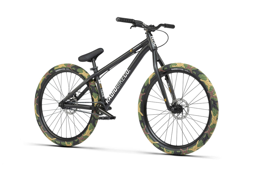 Radio BMX Bikes Radio 2021 Minotaur 26 Inch Dirt Jump Bike Matt Black