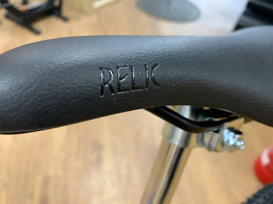 Relic BMX Parts Relic Choice Slim Railed Seat Synthetic Leather