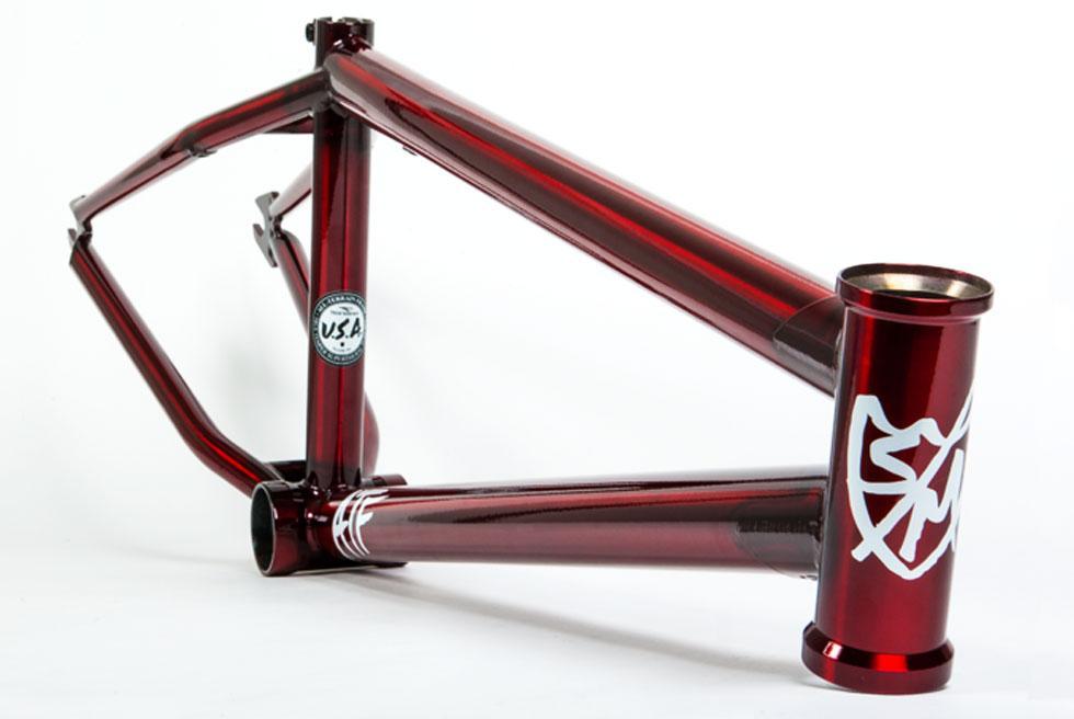 S&M BMX Parts S&M ATF Frame Trans Red