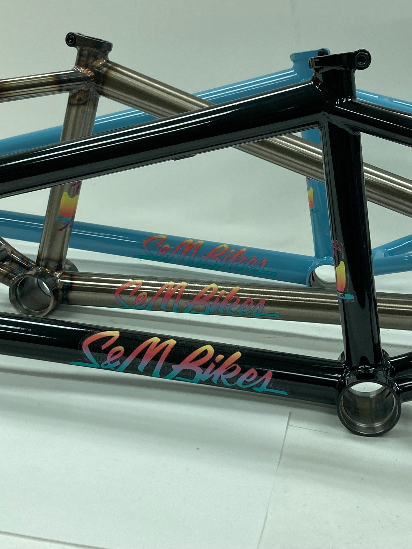 S&M Bikes BMX Parts S&M Bikes Hucker Frame Baby Blue