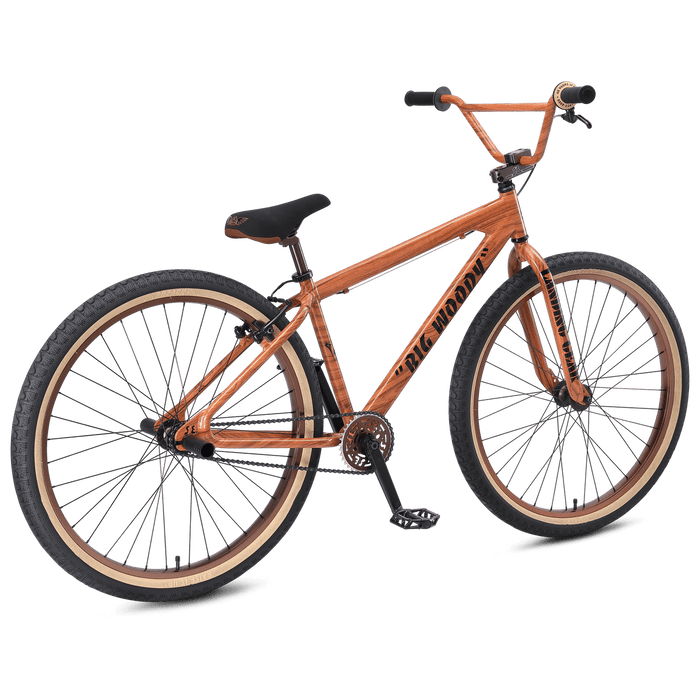 SE Bikes Wheelie Parts SE Bikes 2022 Big Ripper 29 Inch Bike Wood Grain