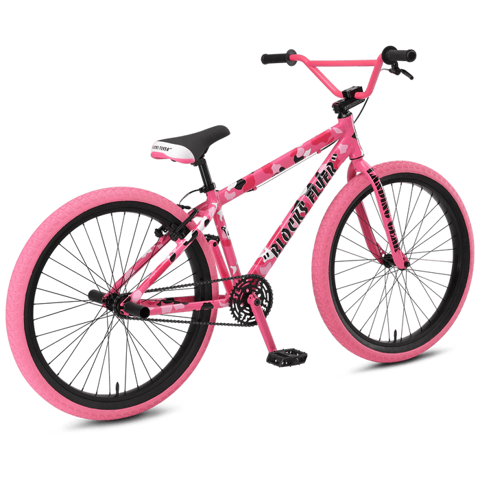 SE Bikes Wheelie Parts Pink Camo SE Bikes Blocks Flyer 26 Inch Bike Pink Camo