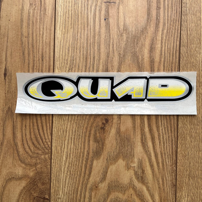 SE Racing Old School BMX White/Yellow SE Racing 1990s Quadangle Frame Downtube Sticker
