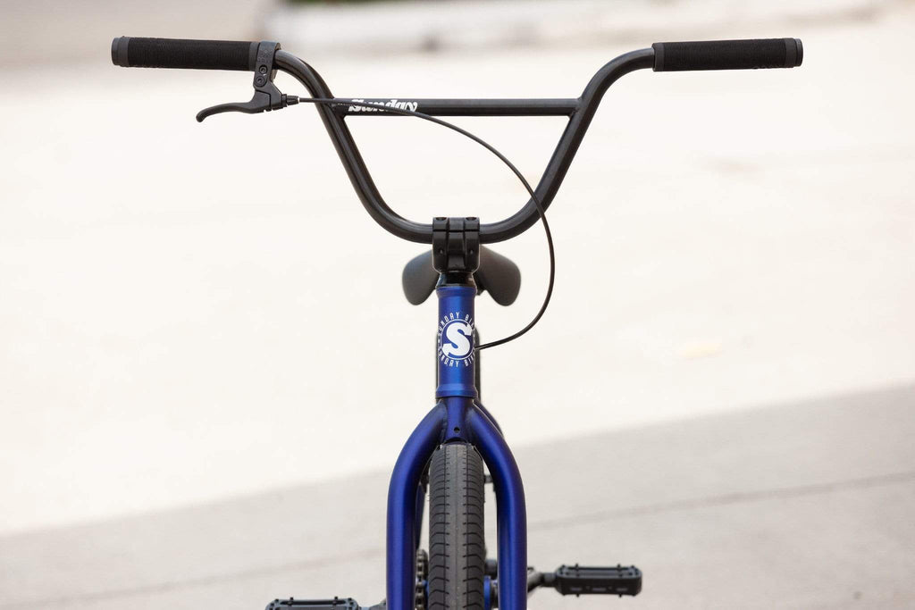 Dark top blue bmx