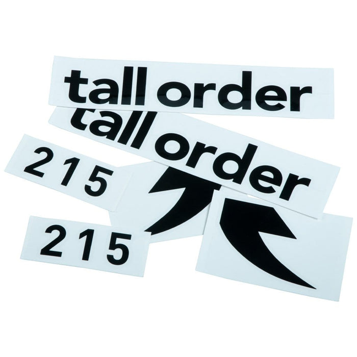 Tall Order 215 Frame Stickers