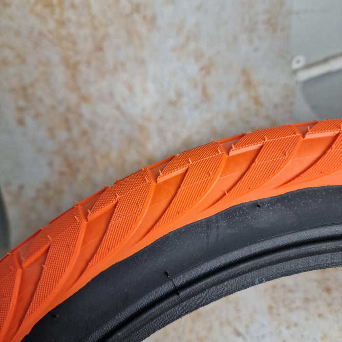 Tall Order BMX Parts Tall Order Wallride Tyre Orange with Black Sidewall