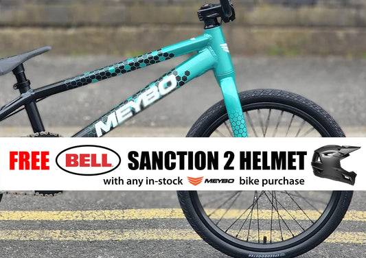 FREE Bell Helmet with any in-stock MEYBO Race Bikes