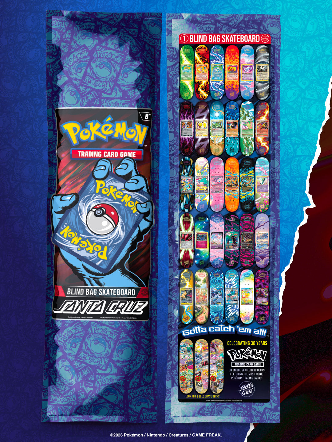 Santa Cruz x Pokémon™ TCG Blind Bag Decks