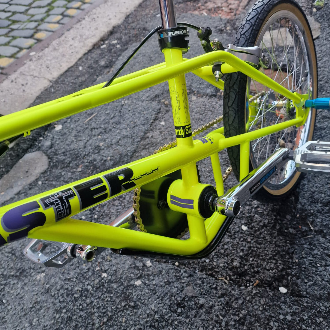 Haro 1989 Bashguard Team Master Bike Neon Yellow