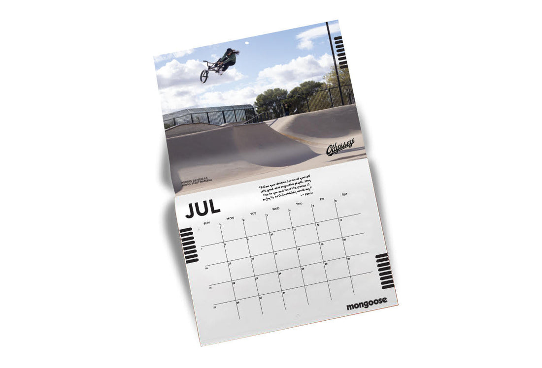 BMX Calendar