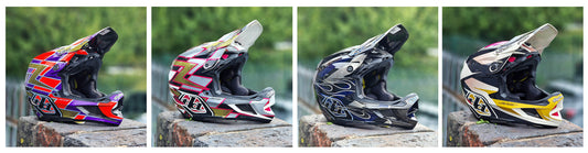 Four New Troy Lee Designs D4 Helmet Colourways