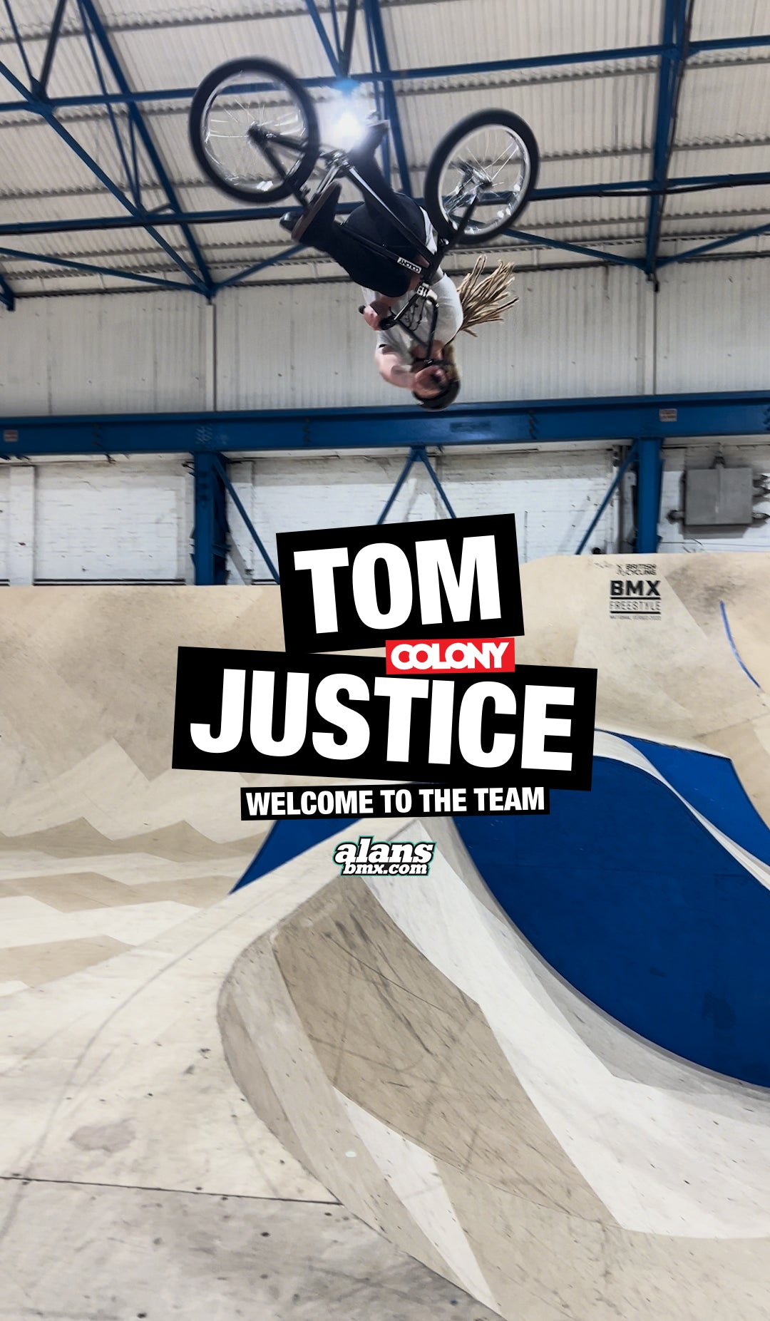 Tom Justice Welcome to Colony & Alans BMX | Alans BMX