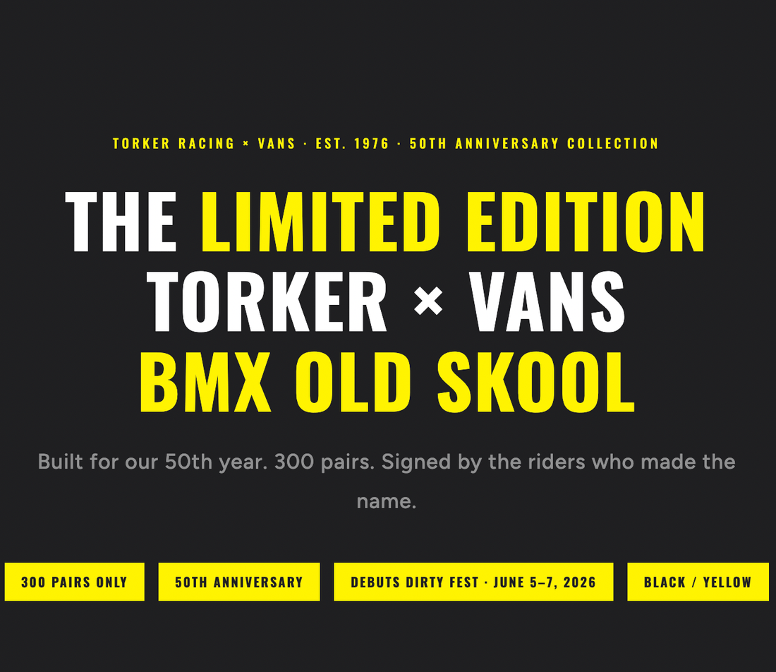 Vans x Torker BMX Old Skool Ltd Edition 50th Anniversary Shoes