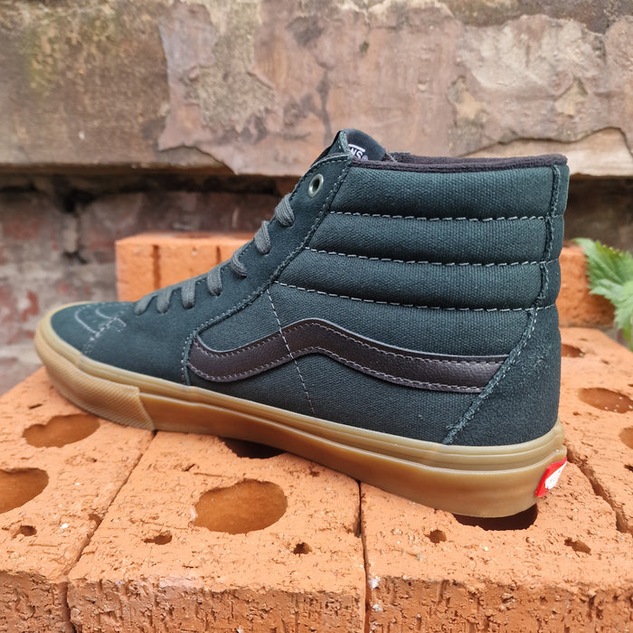 Vans Skate SK8-Hi Shoes Green / Gum