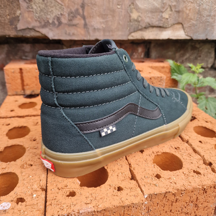 Vans Skate SK8-Hi Shoes Green / Gum