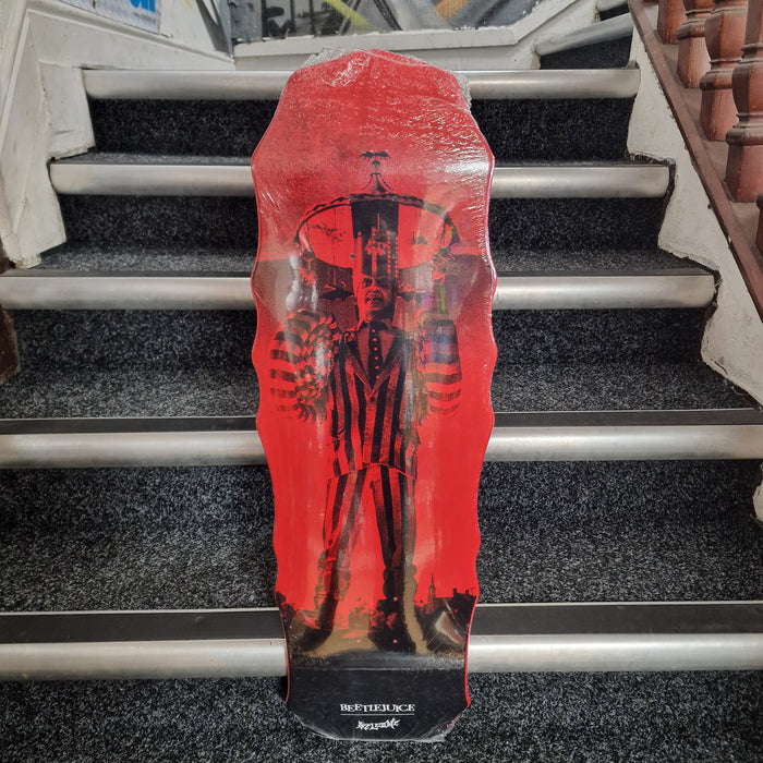 Beetlejuice x Welcome Carousel Widow Red Dip 10.0" Skateboard Deck