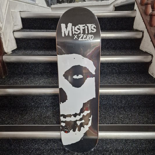 Zero Skateboards Misfits Fiend Skull Right 8.25" Skateboard Deck