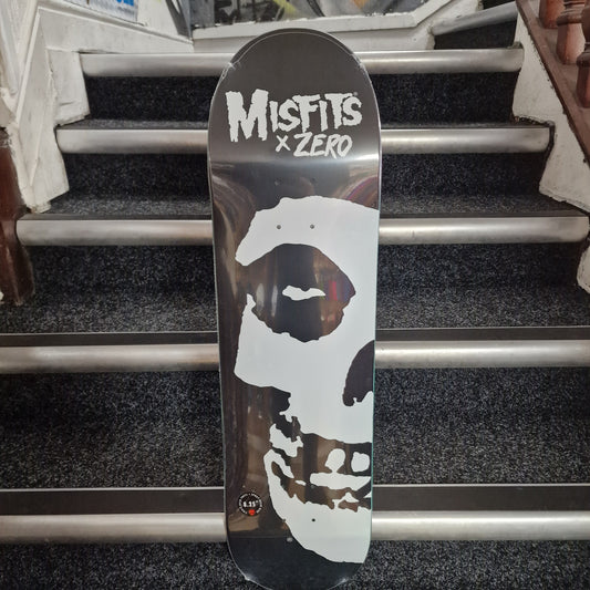 Zero Skateboards Misfits Fiend Skull Left 8.25"  Skateboard Deck