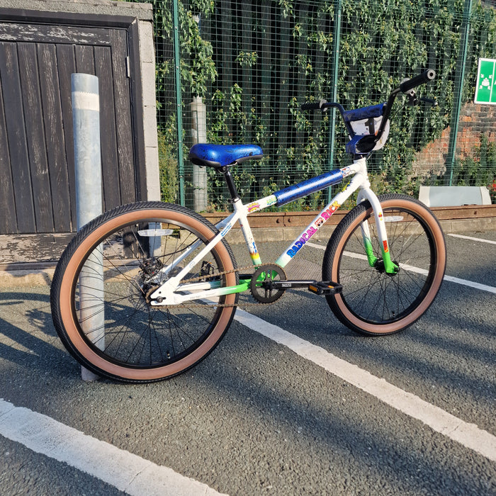 Haro x Radical Rick 24 Inch Bike White