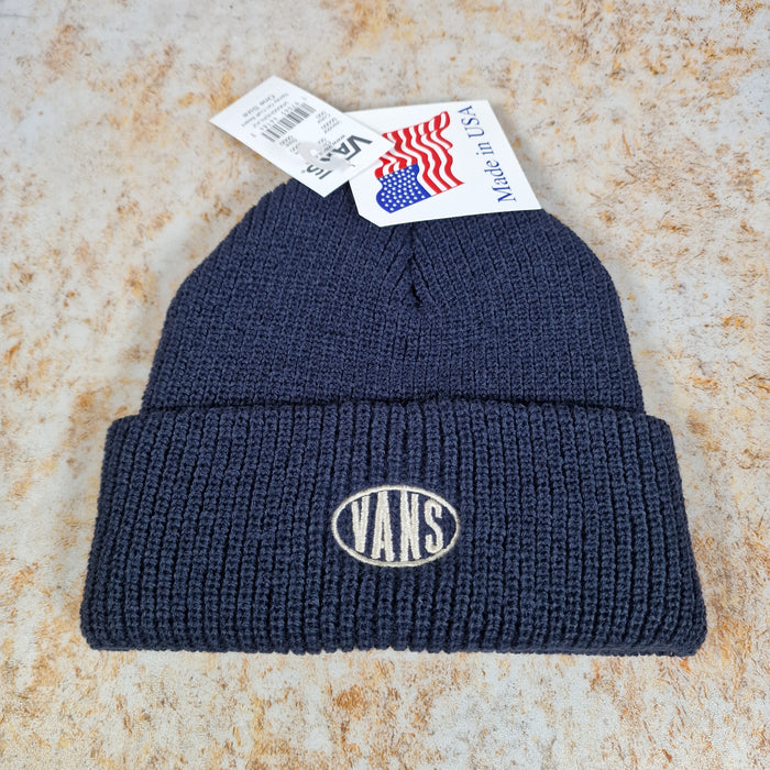 Vans Spray On Cuff Beanie Dress Blues