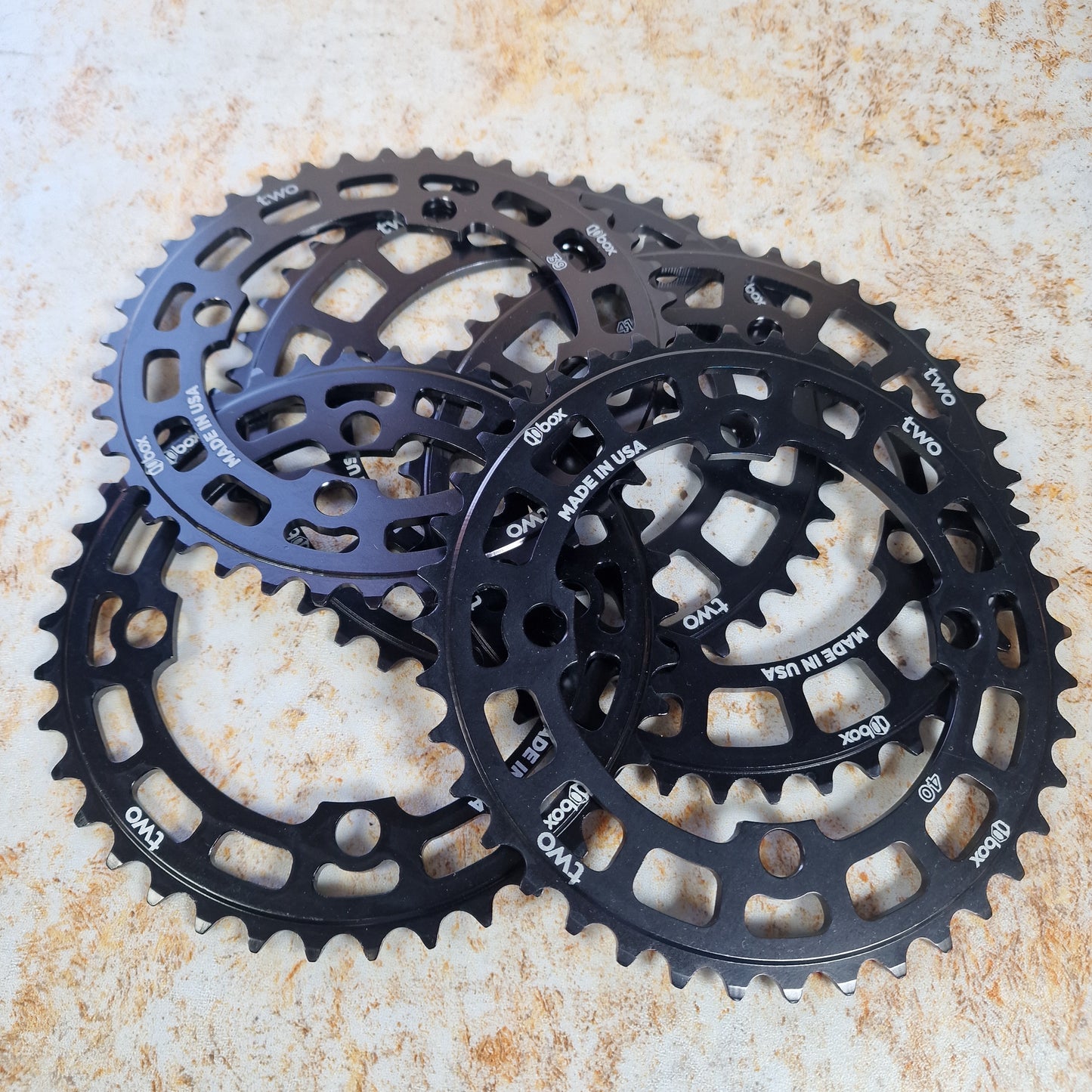 Box Two 6061 Chainring 104BCD Black