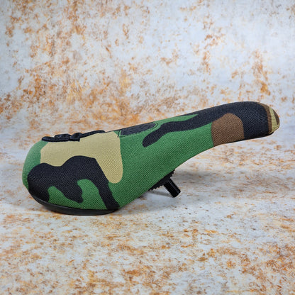 Federal Slim Pivotal Logo Seat - Camo With Raised Black Stitching