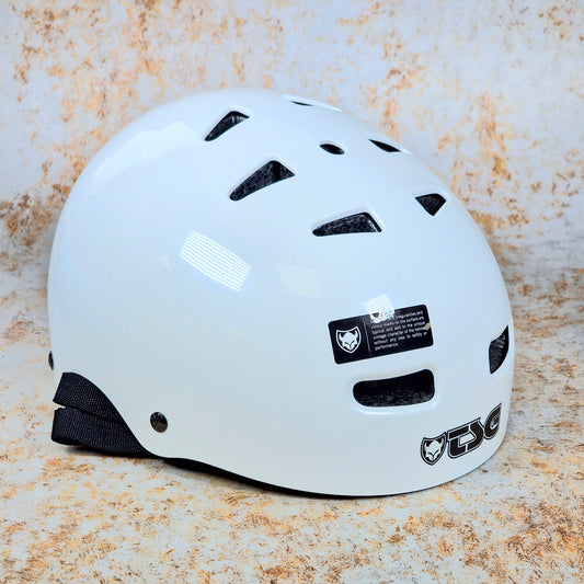 TSG Skate / BMX Injected Helmet Gloss White