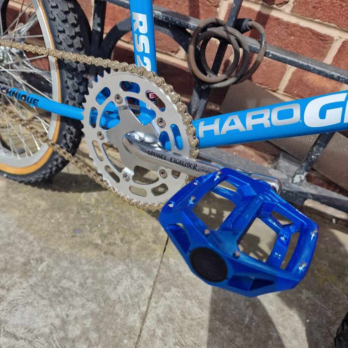Haro 1987 Group 1 RS2 Bike Black / Blue / Chrome Survivor