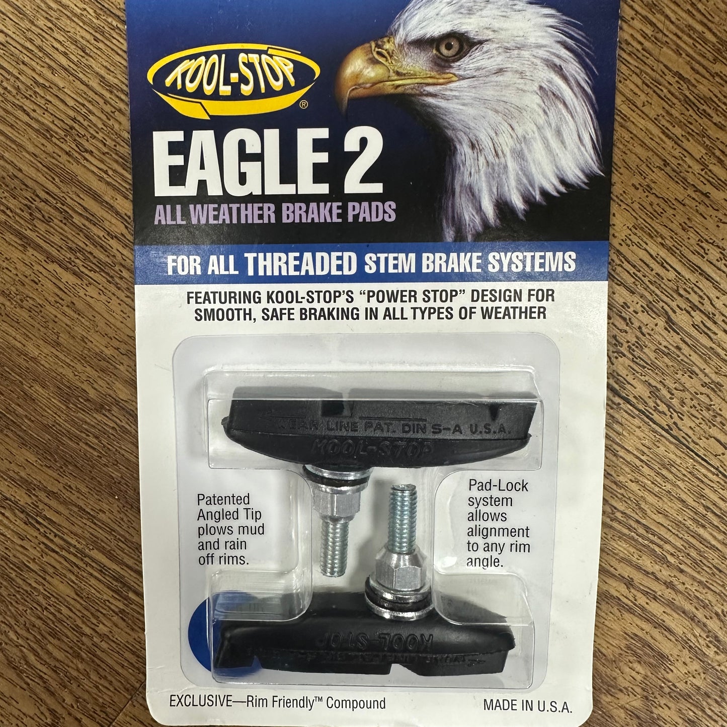 Kool Stop Eagle 2 Threaded Brake Pads