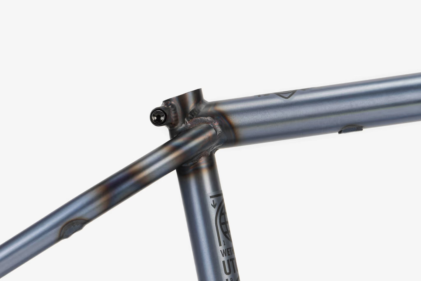 We The People BMX Flatland We The People Utopia V1 Hybrid Frame Matt Trans Steel Grey