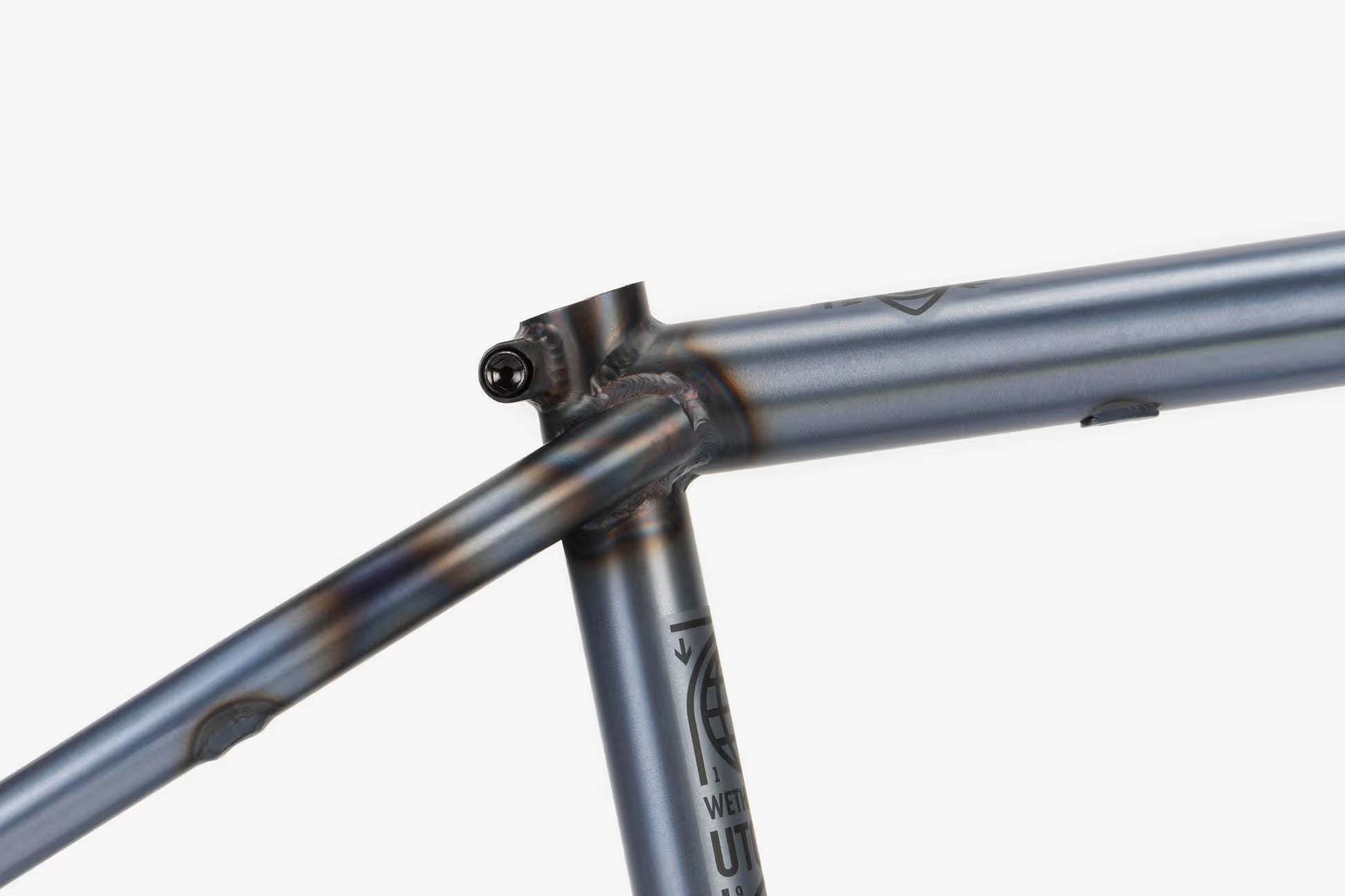 We The People BMX Flatland We The People Utopia V1 Hybrid Frame Matt Trans Steel Grey