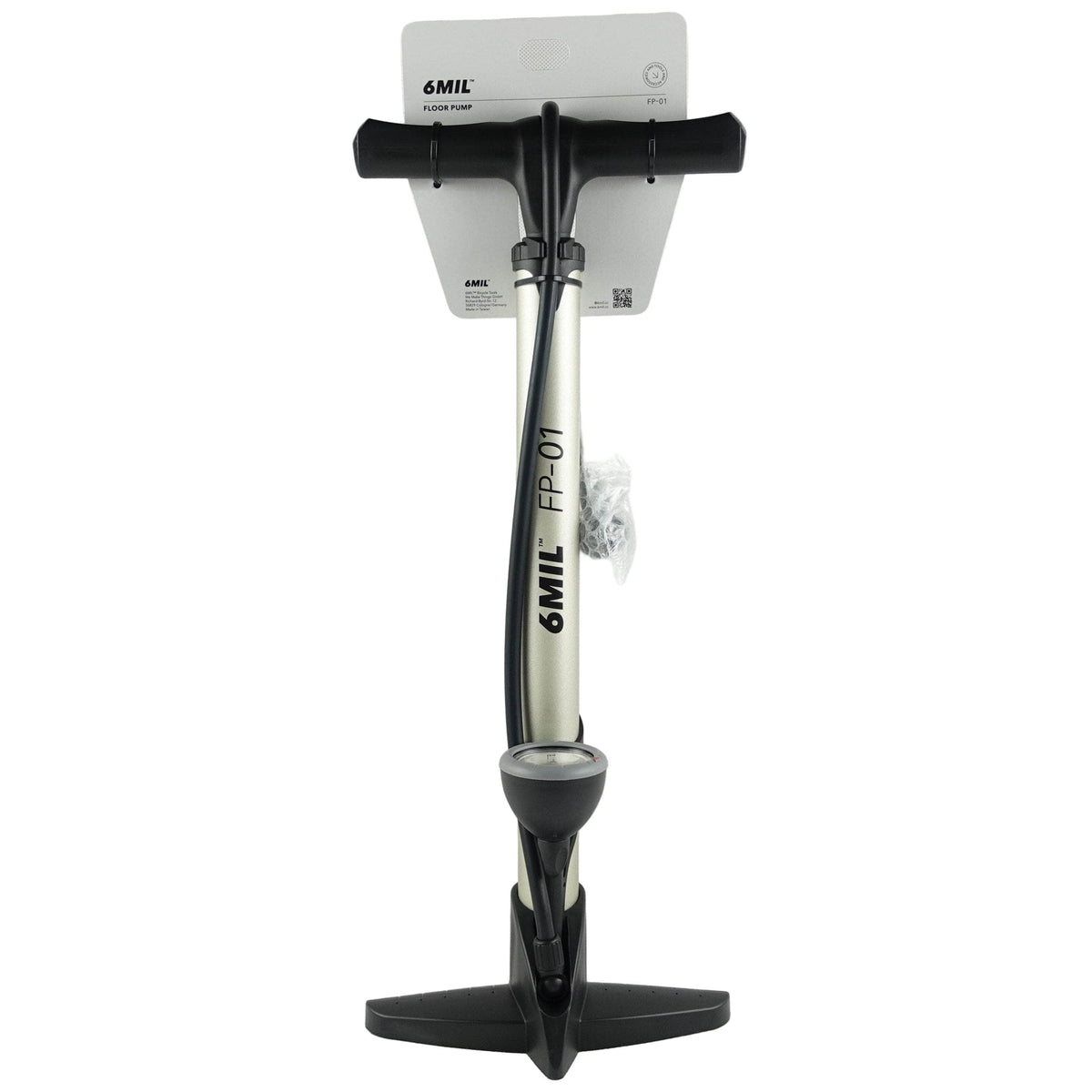 6MIL Misc Silver 6MIL FP-01 Floor Pump