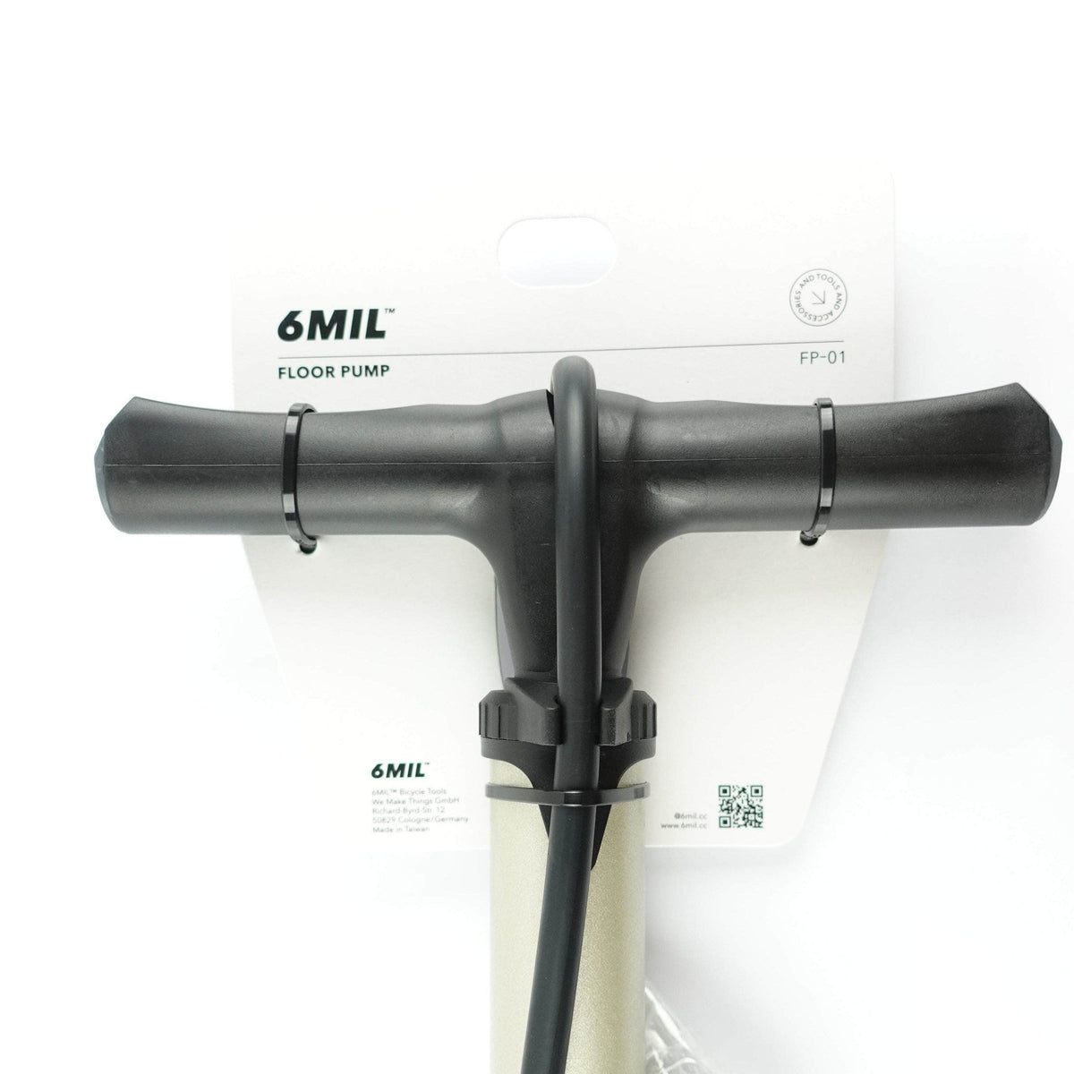 6MIL Misc Silver 6MIL FP-01 Floor Pump