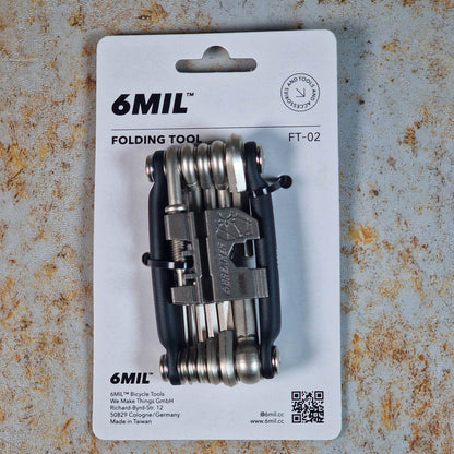 6MIL 6MIL FT-02 Folding 14-in-1 Compact Multi-Tool with Chain Tool