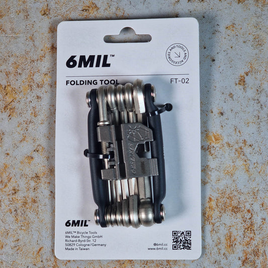 6MIL 6MIL FT-02 Folding 14-in-1 Compact Multi-Tool with Chain Tool