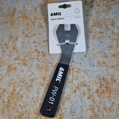 6MIL 6MIL PW-01 Pedal Wrench 15mm Professional Tool