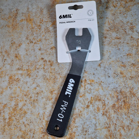 6MIL 6MIL PW-01 Pedal Wrench 15mm Professional Tool
