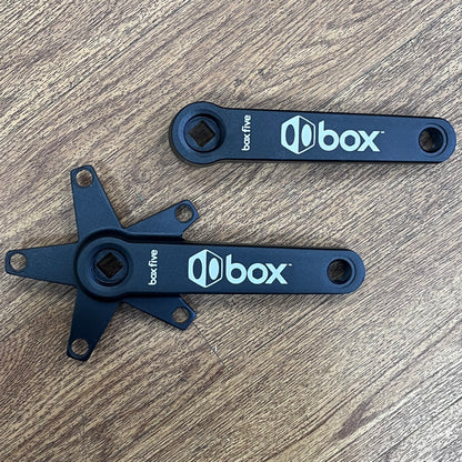 Box Five Square Taper Alloy Race Cranks Black