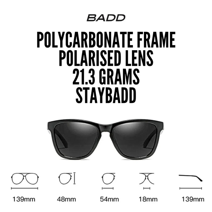 Badd Optics Standard 05 Shadow / Chrome Sunglasses