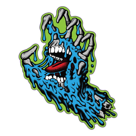 Santa Cruz Melting Hand Sticker 4 Inch