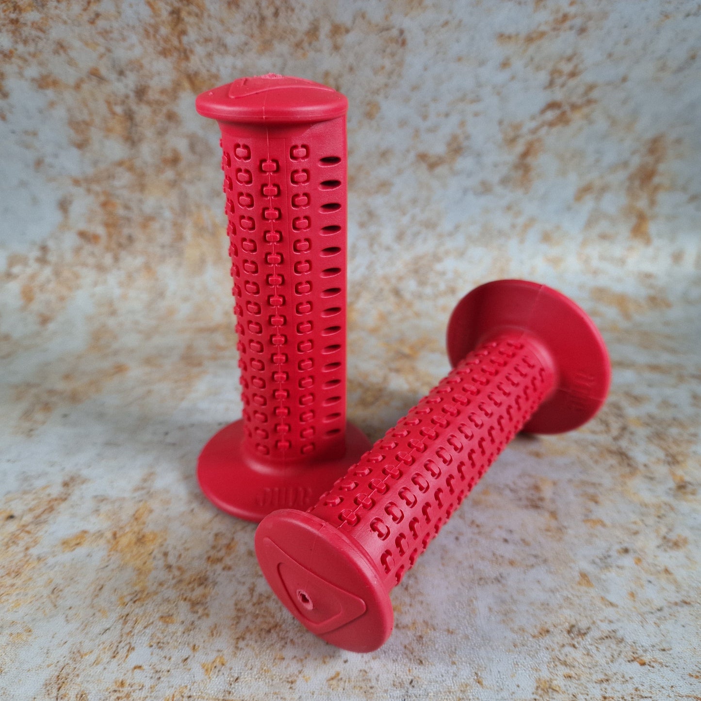 A'ME Old School BMX Red A'ME BMX Cam Grips