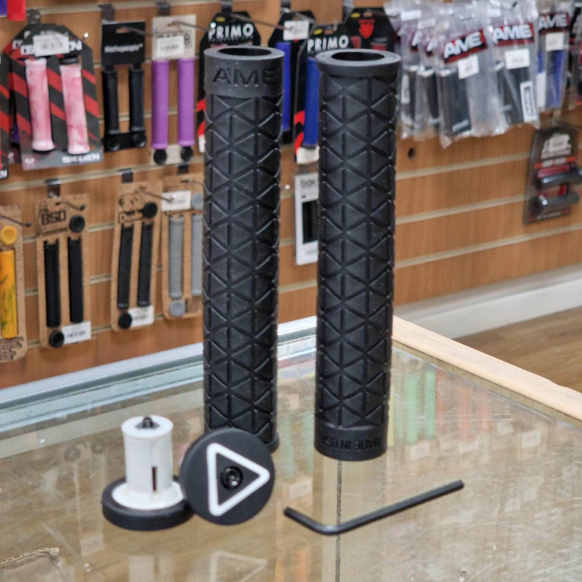 A'ME Old School BMX A'ME BMX Super Tri Grips Flangeless