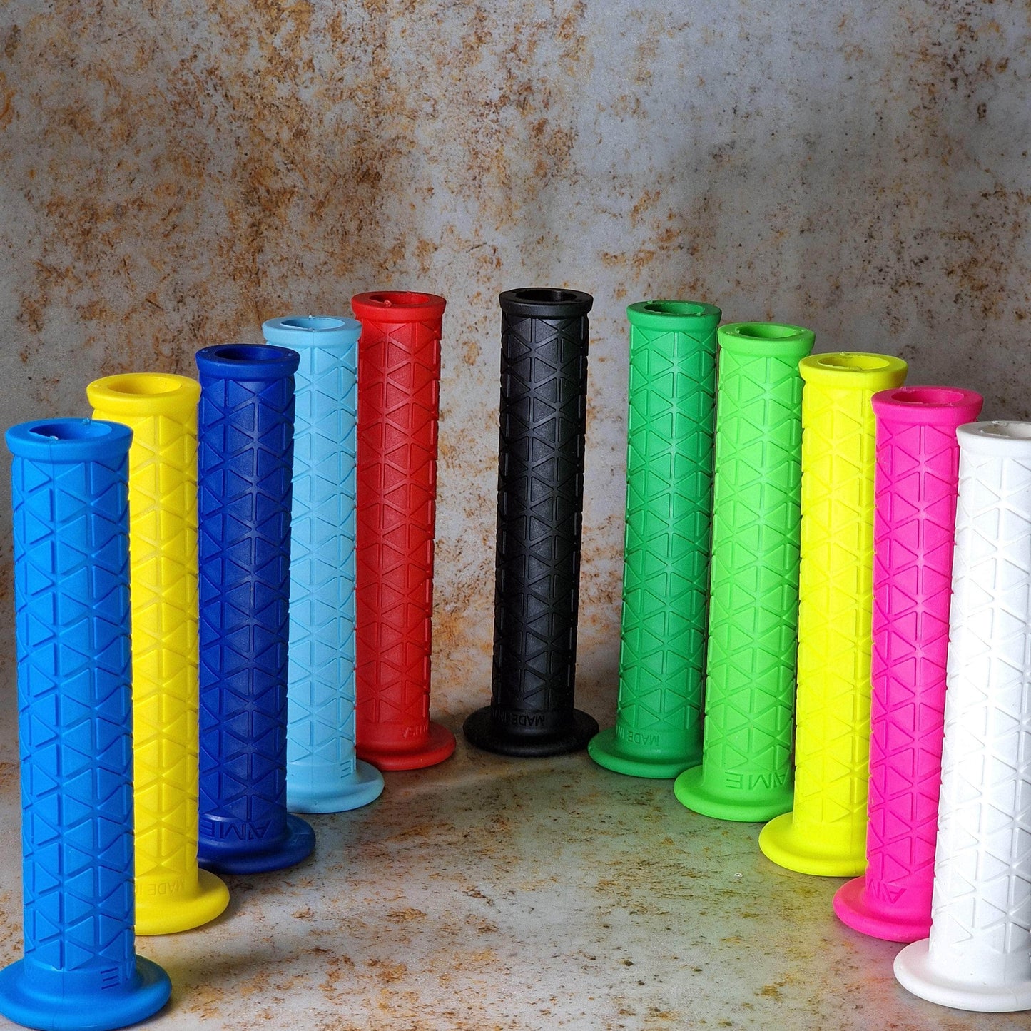 A'ME Old School BMX A'ME BMX Super Tri Grips with Flange