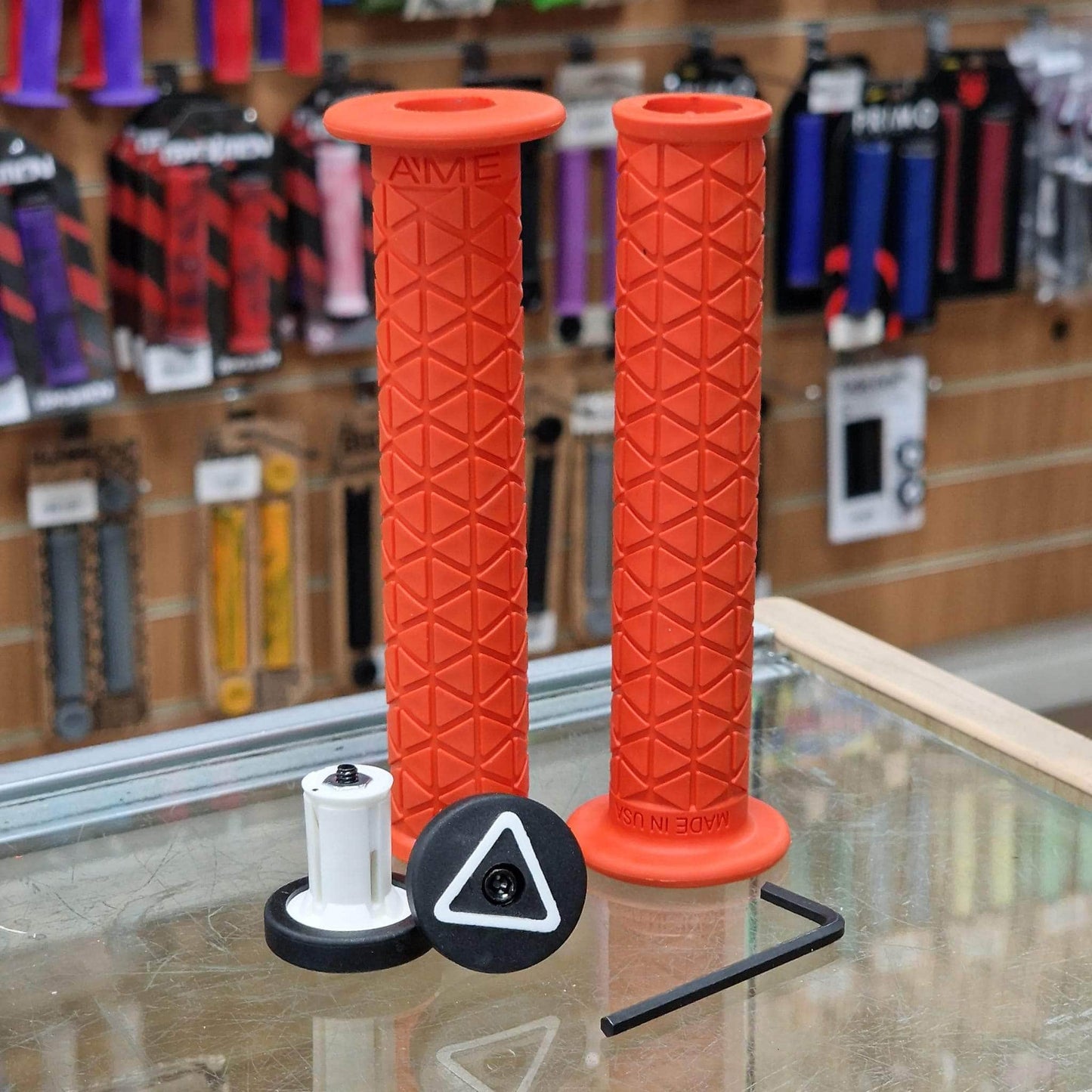 A'ME Old School BMX A'ME BMX Super Tri Grips with Flange