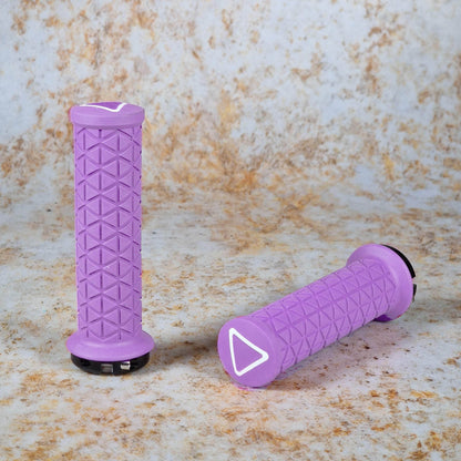 A'ME BMX Racing Lavender A'ME Mini Lock-On Tri Grips