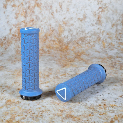 A'ME BMX Racing Light Blue A'ME Mini Lock-On Tri Grips
