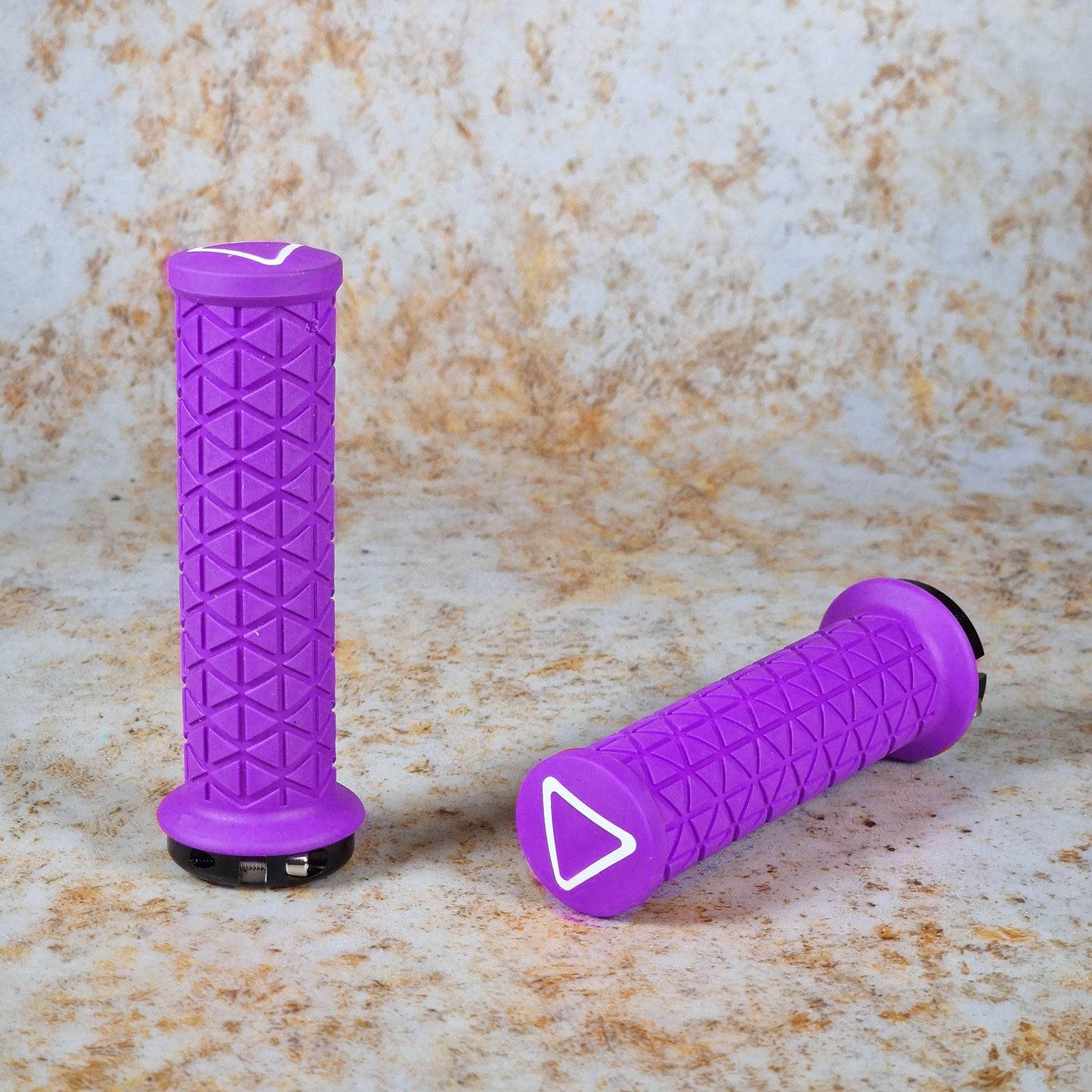 A'ME BMX Racing Purple A'ME Mini Lock-On Tri Grips