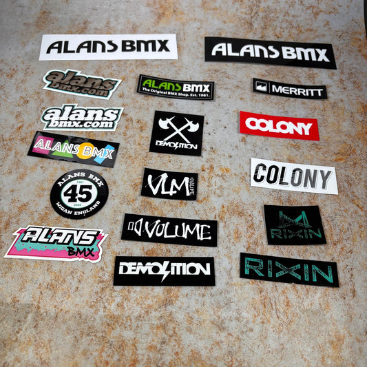 Alans BMX BMX Parts Alans BMX 18 Piece Sticker Pack