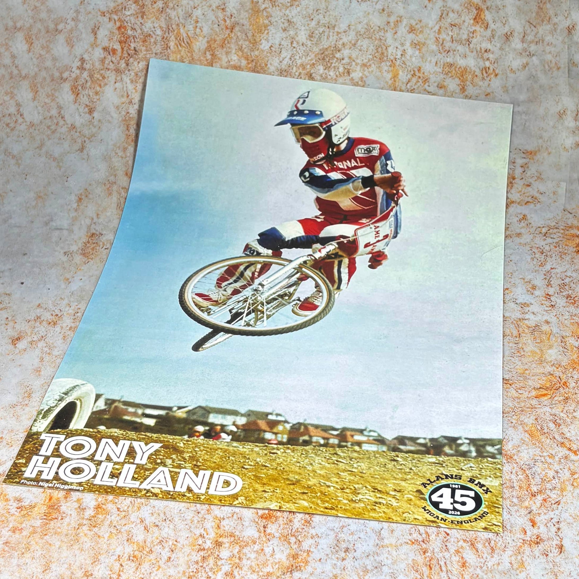 Alans BMX Misc Alans BMX 45 Years Poster #2 Tony Holland 1983