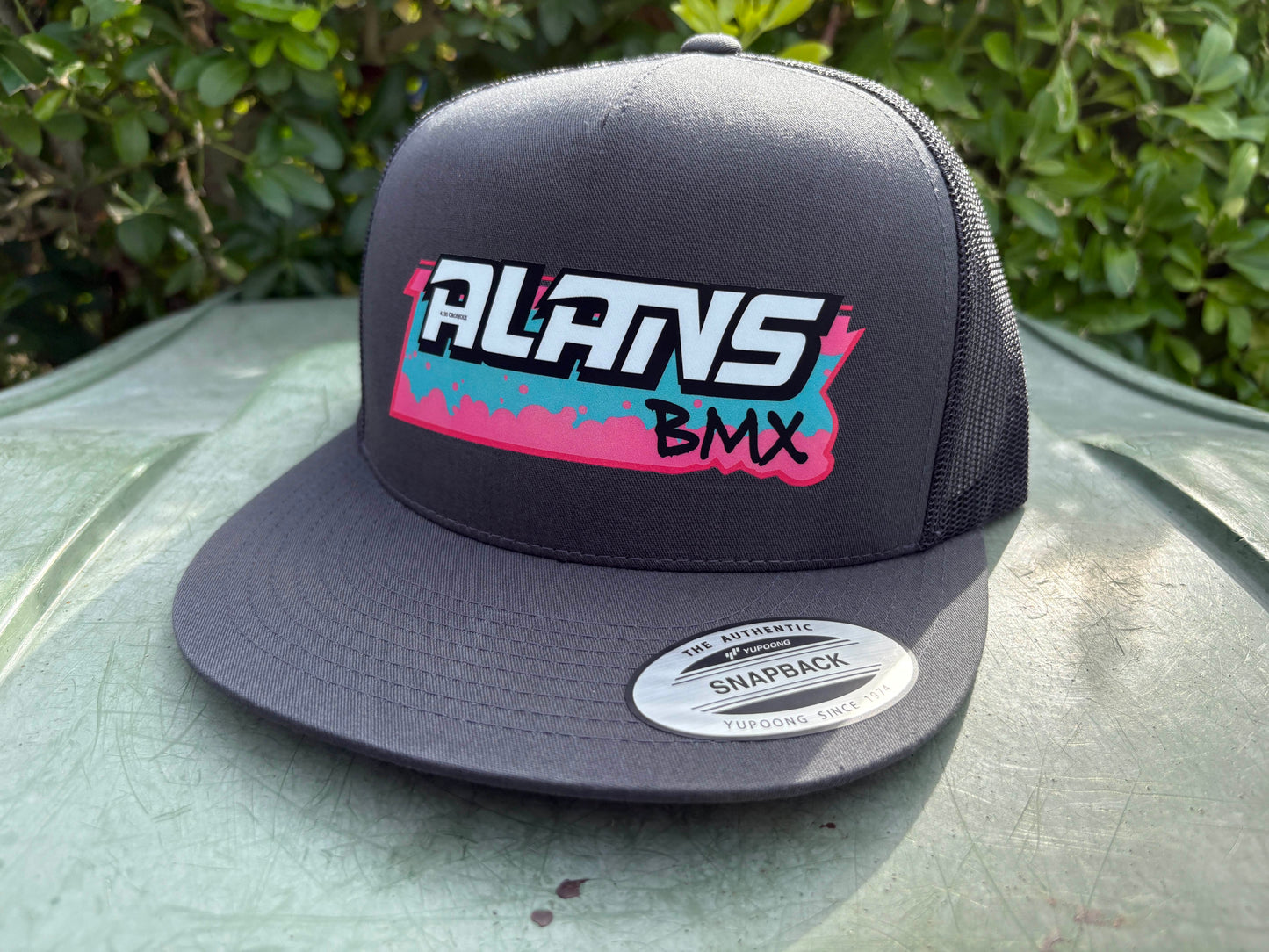 Alans BMX Clothing & Shoes Charcoal Alans BMX '88 Compe Snapback Cap Charcoal